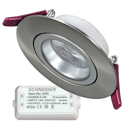 Schneider Luxern95 COB 6.5W LED Einbaustrahler
