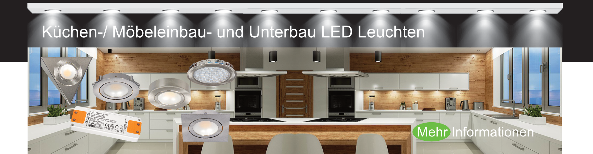 Schneider LED Möbel Ein- / Aufbauleuchten
